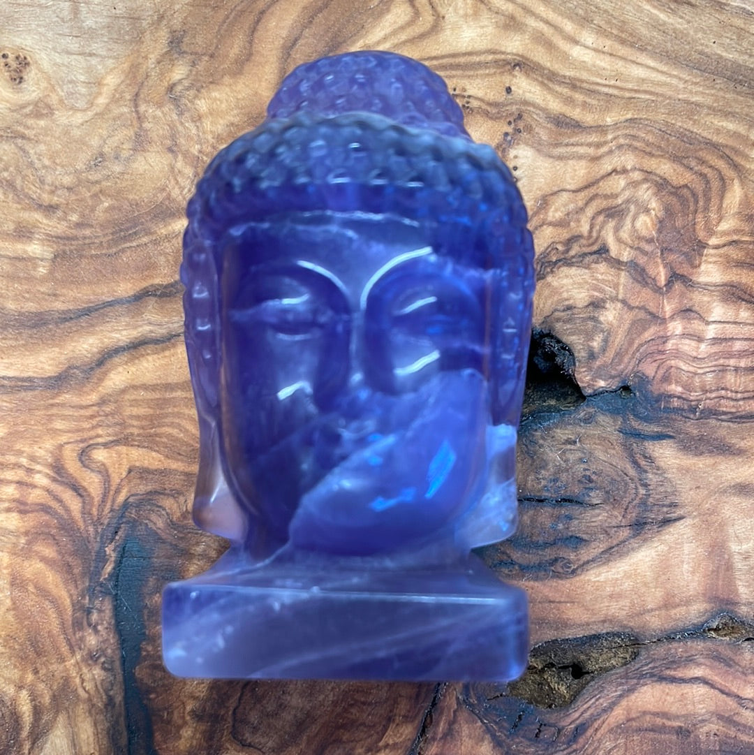 Fluorite Buddha Head