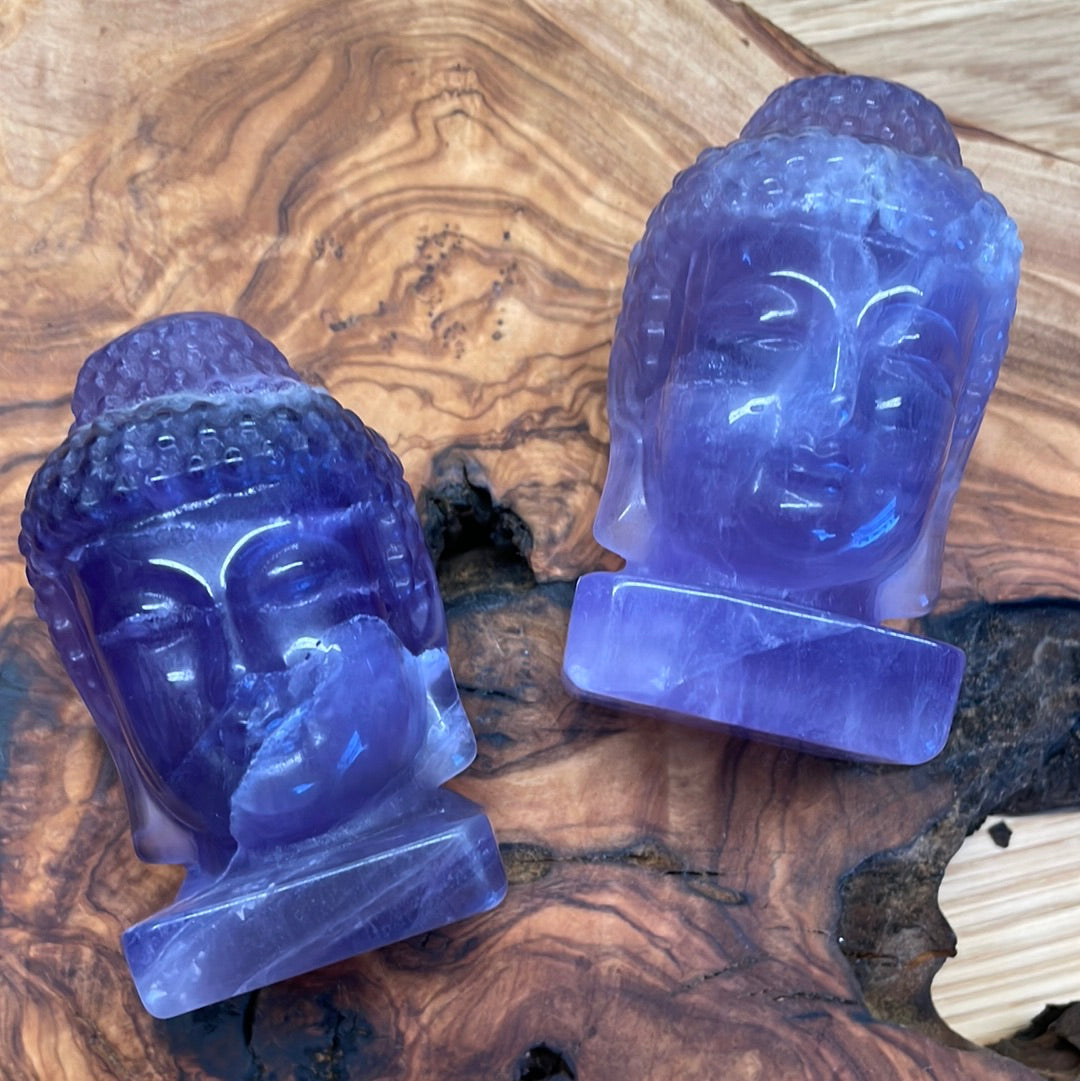 Fluorite Buddha Head