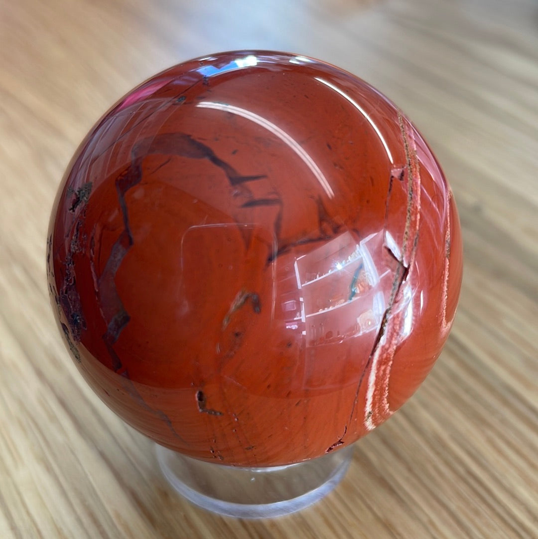 Red Jasper Sphere