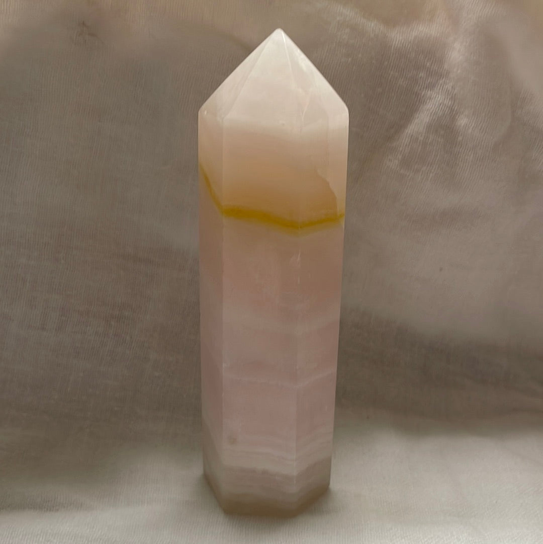 Pink Calcite Tower
