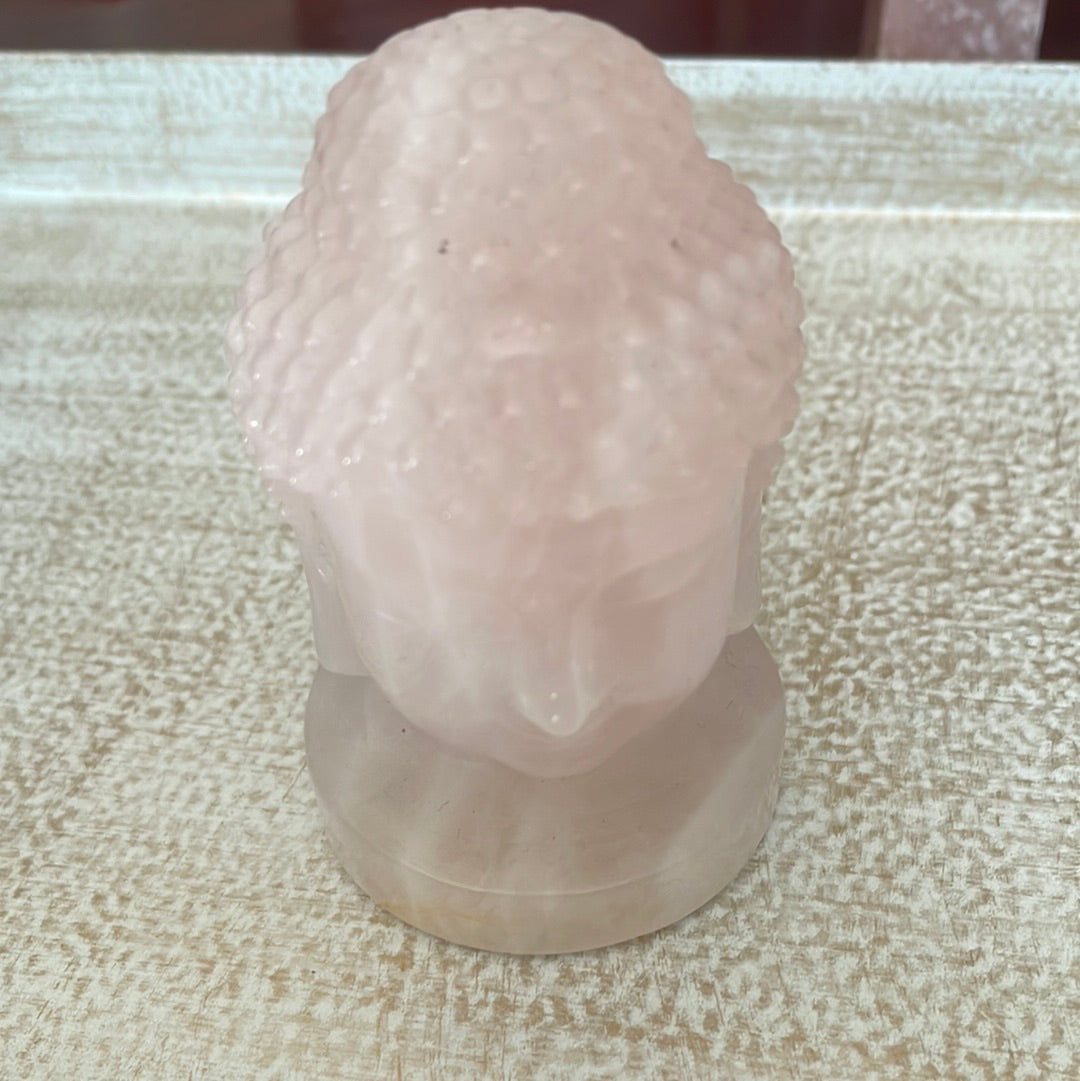 Pink Calcite Buddha Head