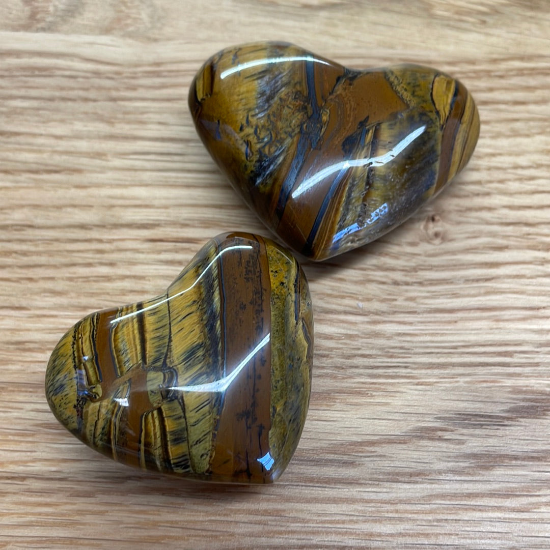 Tiger's Eye Heart