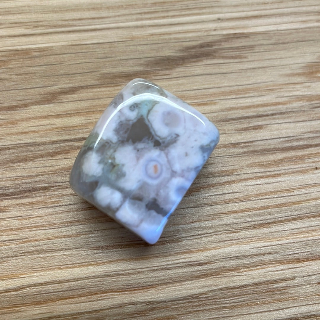 Flower Agate Cubes