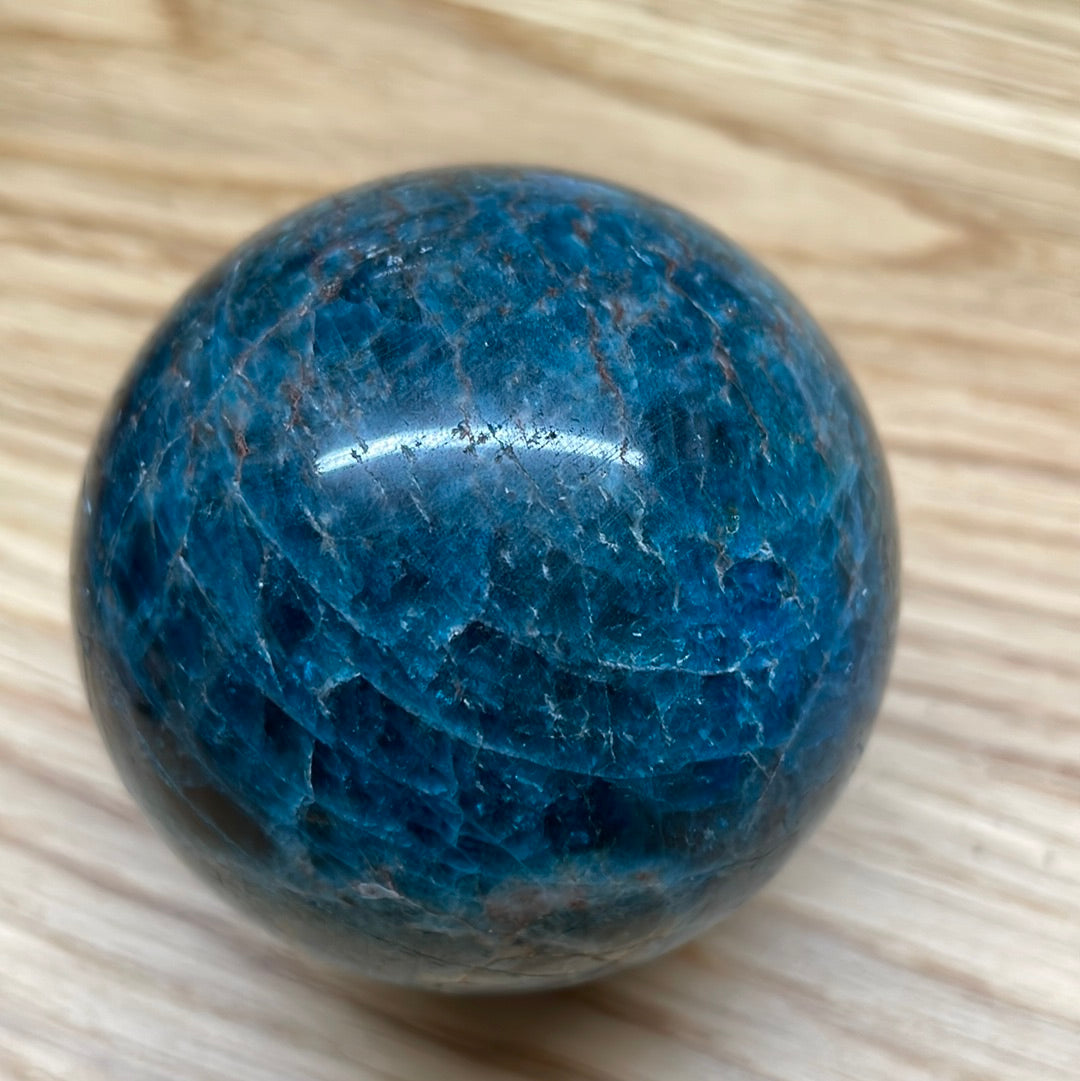 Apatite Sphere, Blue