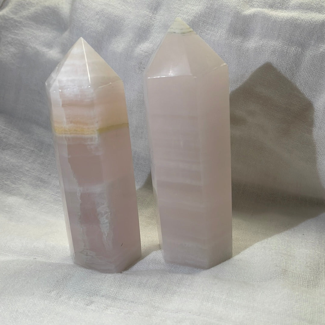 Pink Calcite Tower