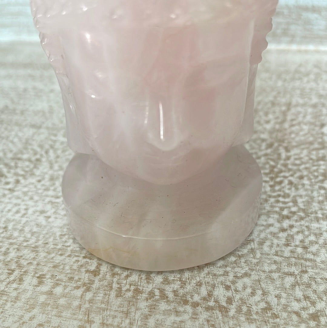 Pink Calcite Buddha Head