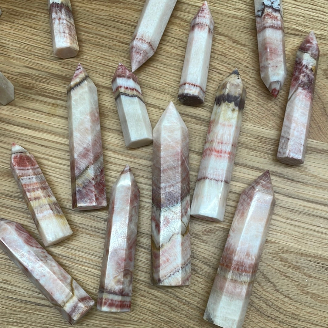 Banded Calcite Tower