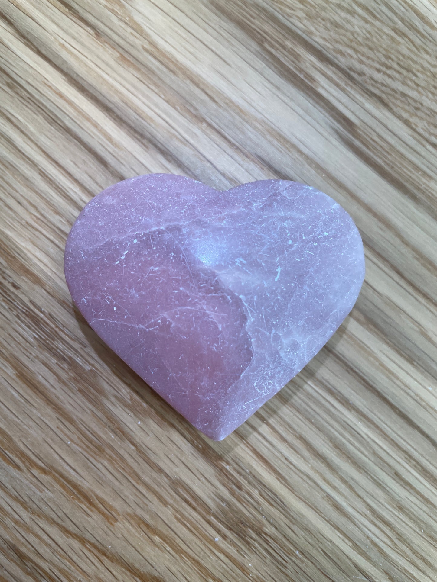 Pink Opal Heart