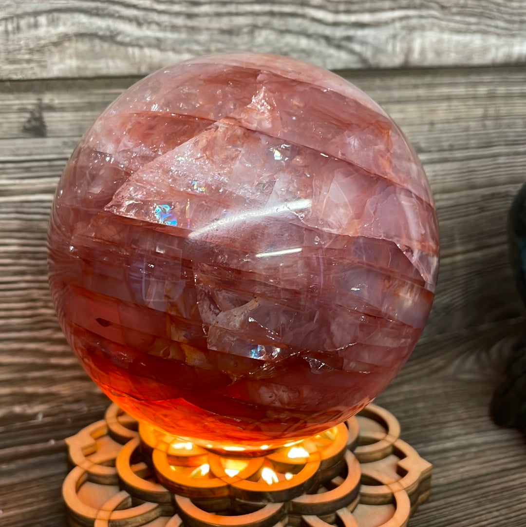 Fire Quartz Sphere
