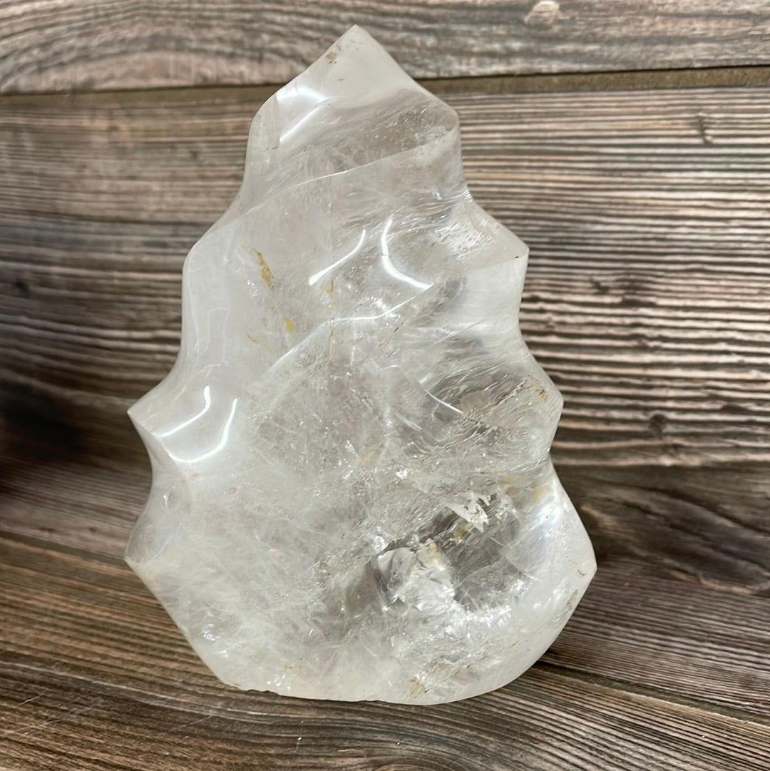Clear Quartz Flame