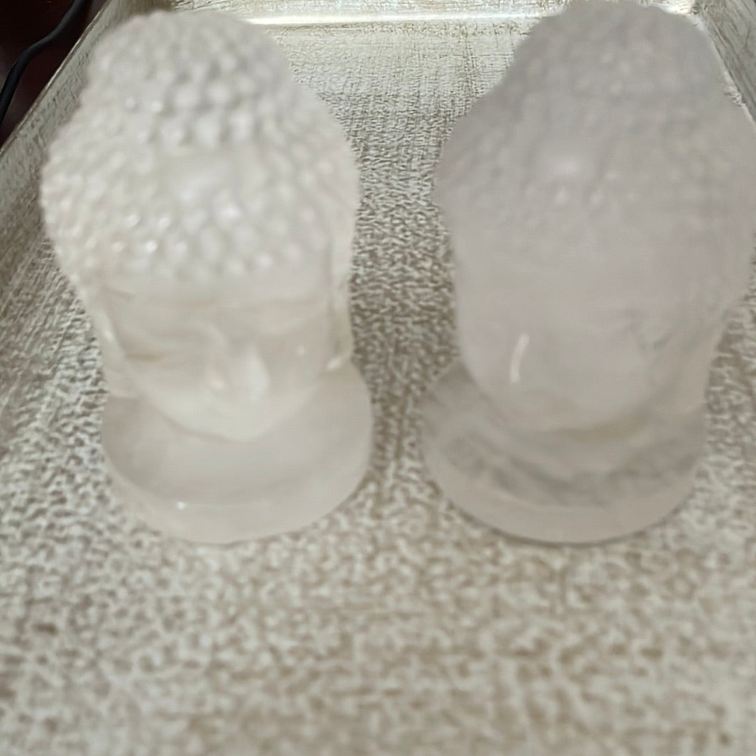 Clear Quartz Buddha Head