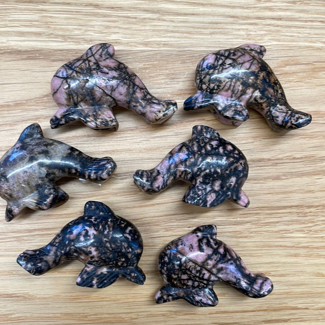 Rhodonite Dolphin