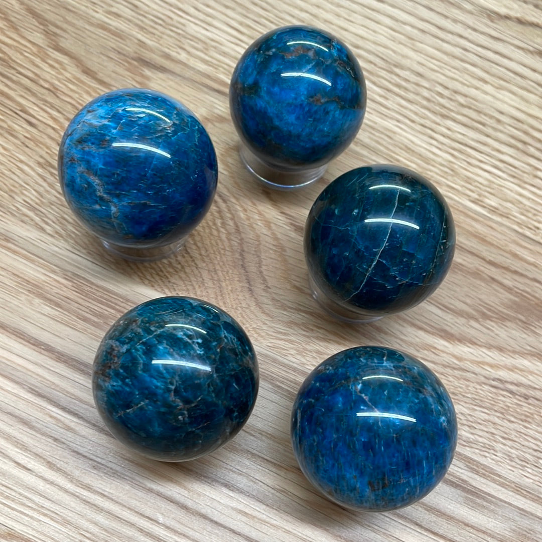 Apatite, Blue Sphere