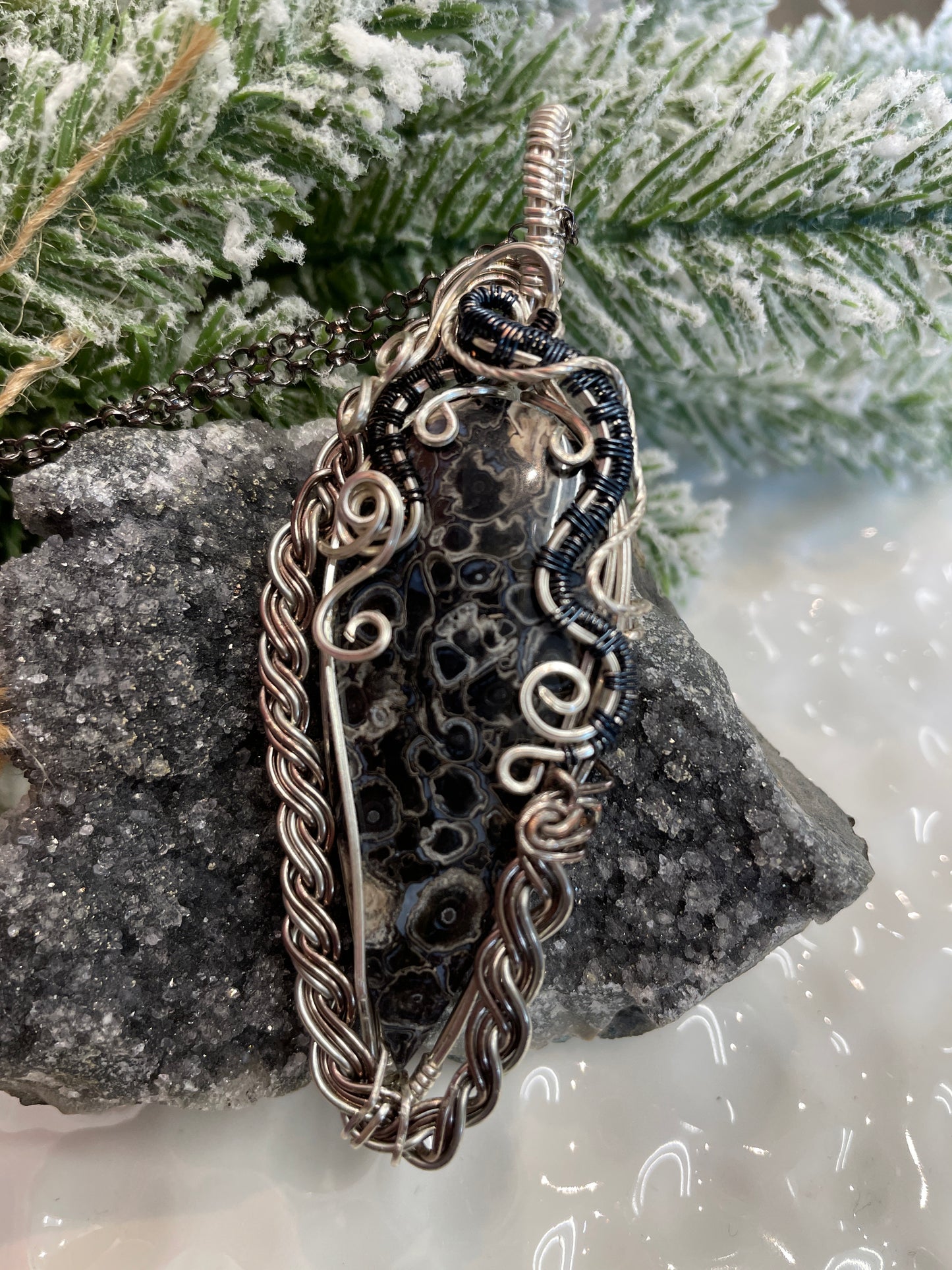 Shell Fossil Wire Wrapped