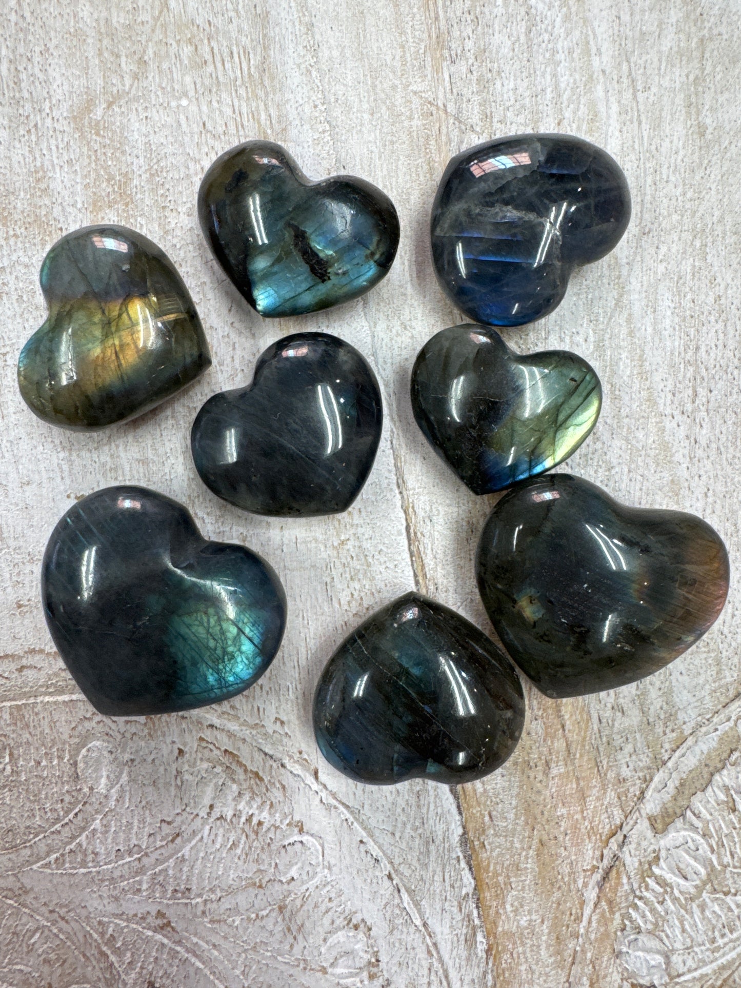 Labradorite Mini Heart
