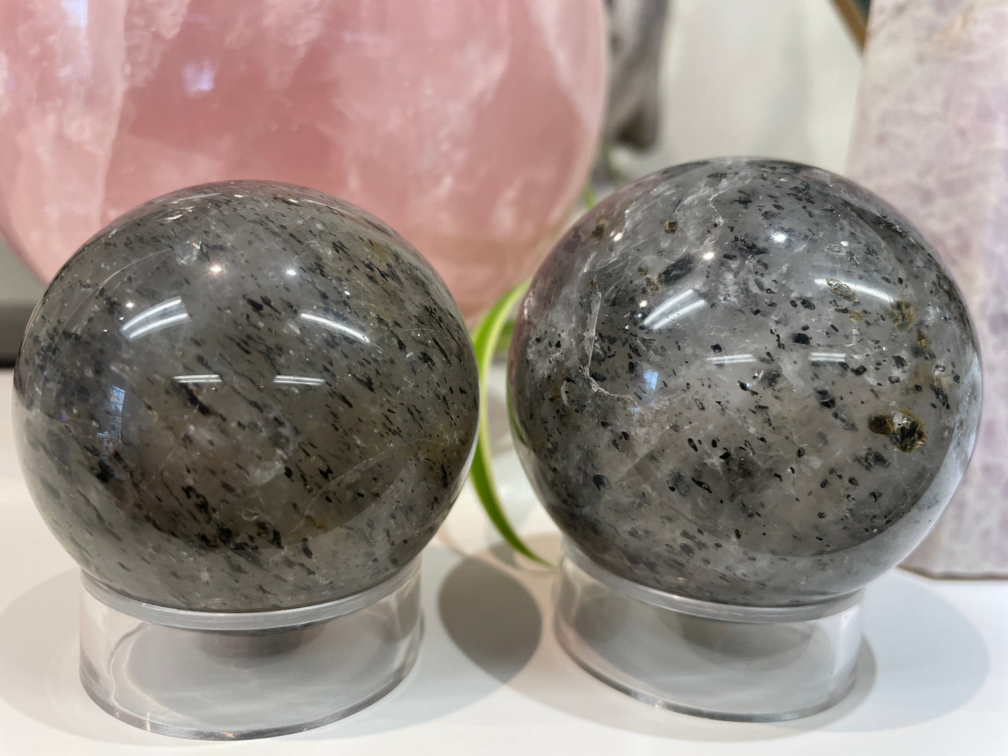 Dragon Fruit Quartz Sphere