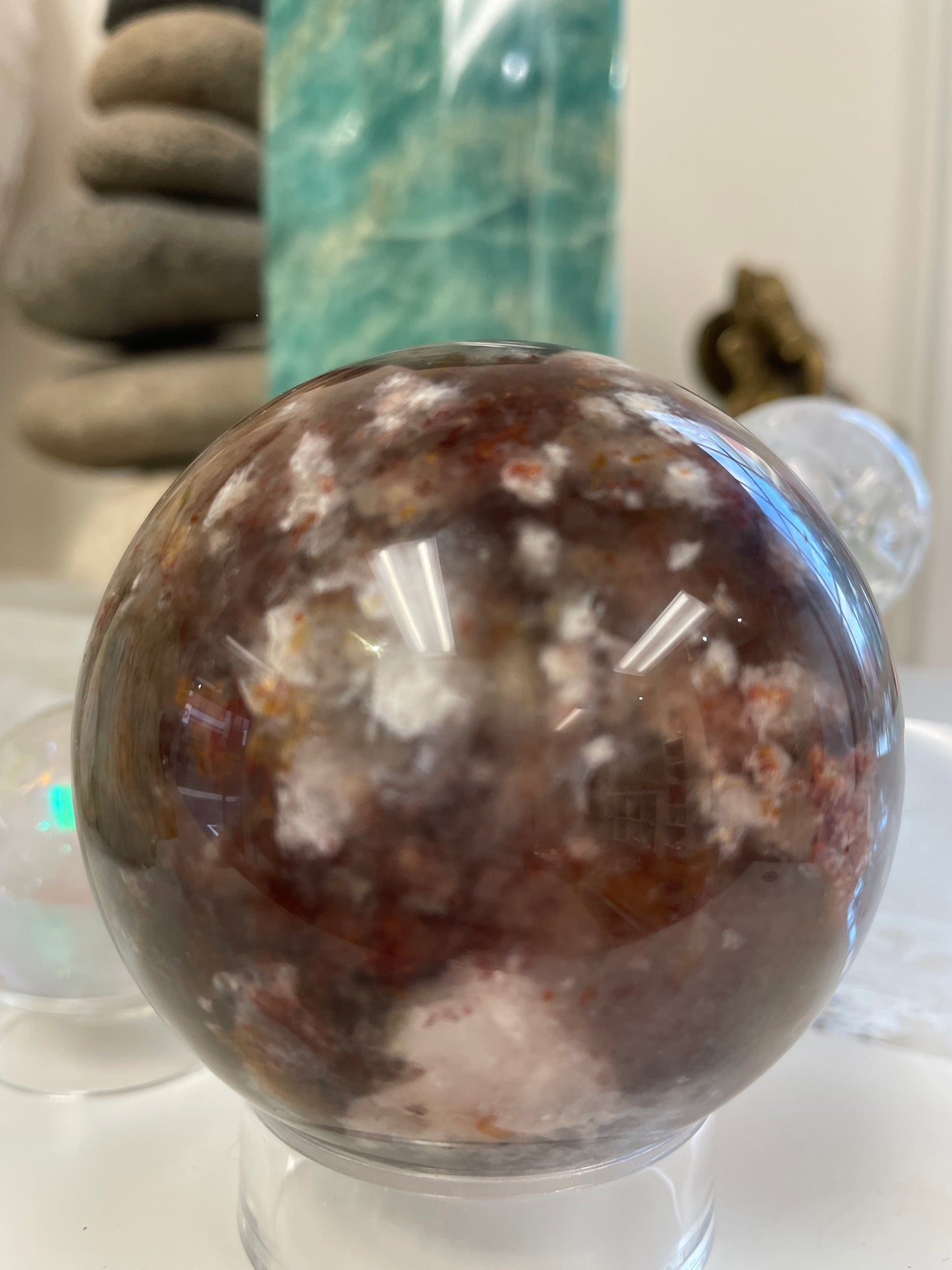 Hematoid Quartz Sphere