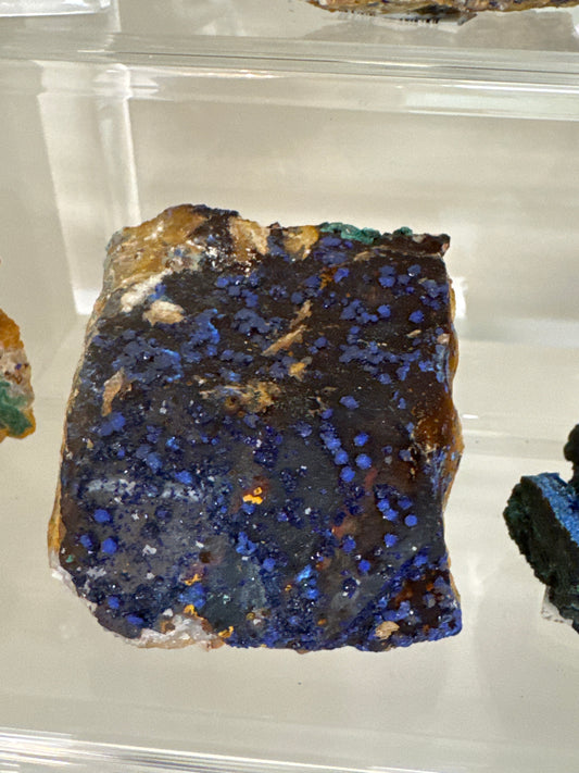 Azurite & Malachite on Matrix
