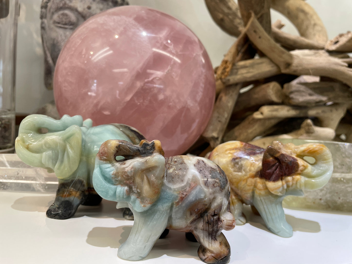 Caribbean Calcite Elephant