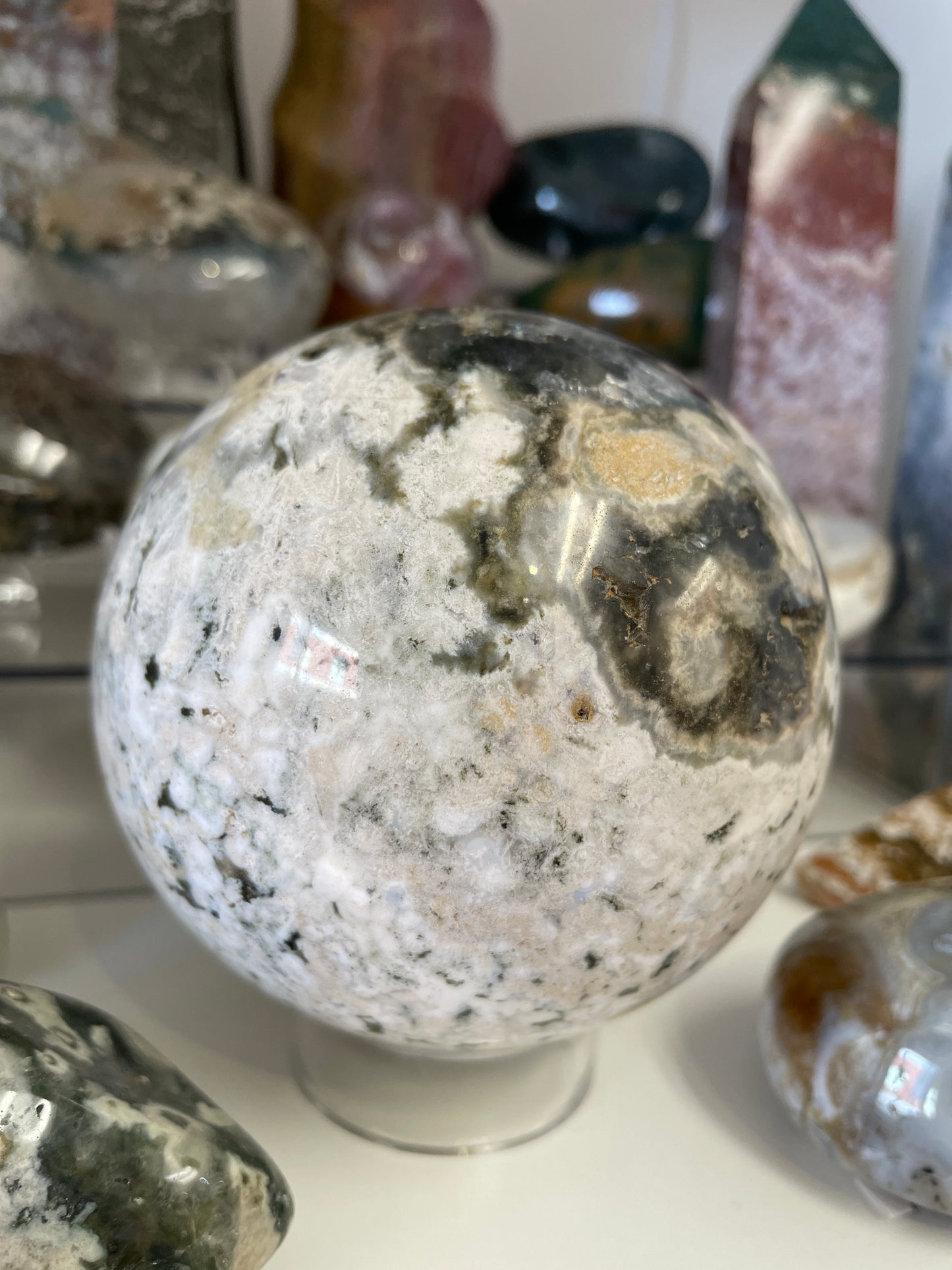 Ocean Jasper Sphere