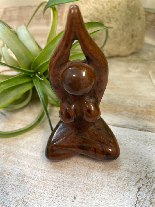 Mahogany Obsidian Goddess