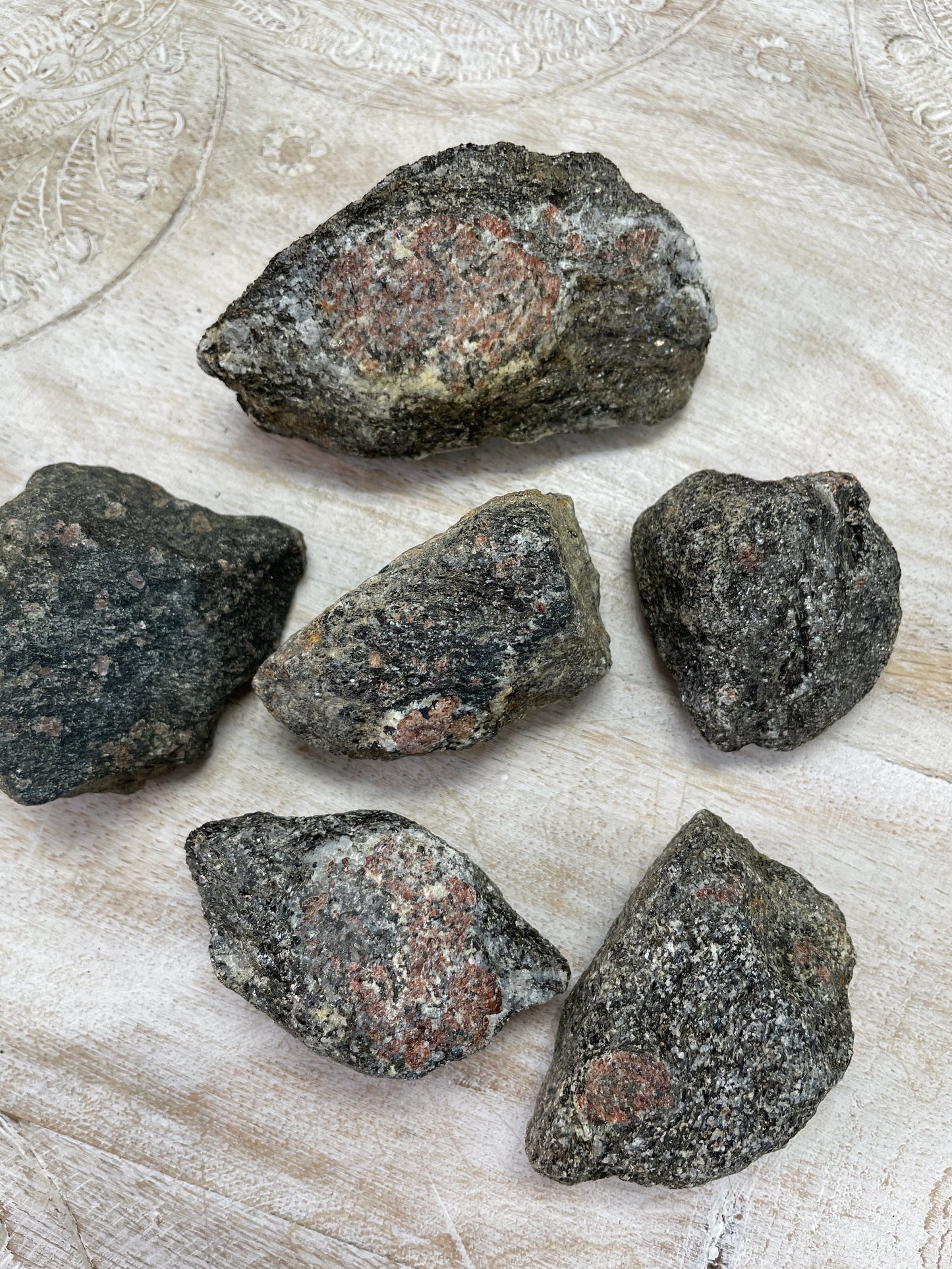 Raw Garnet in Matrix