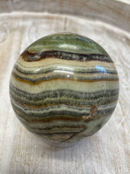 Green Banded Calcite