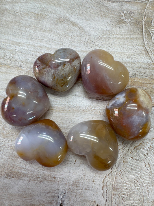Chalcedony Heart