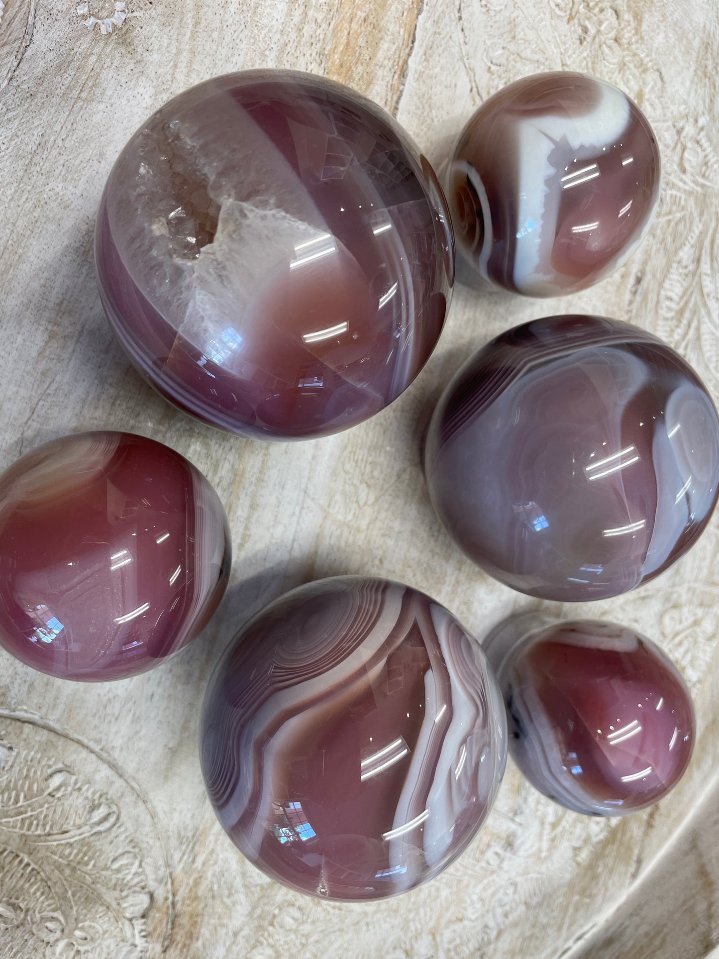 Jelly Agate Sphere