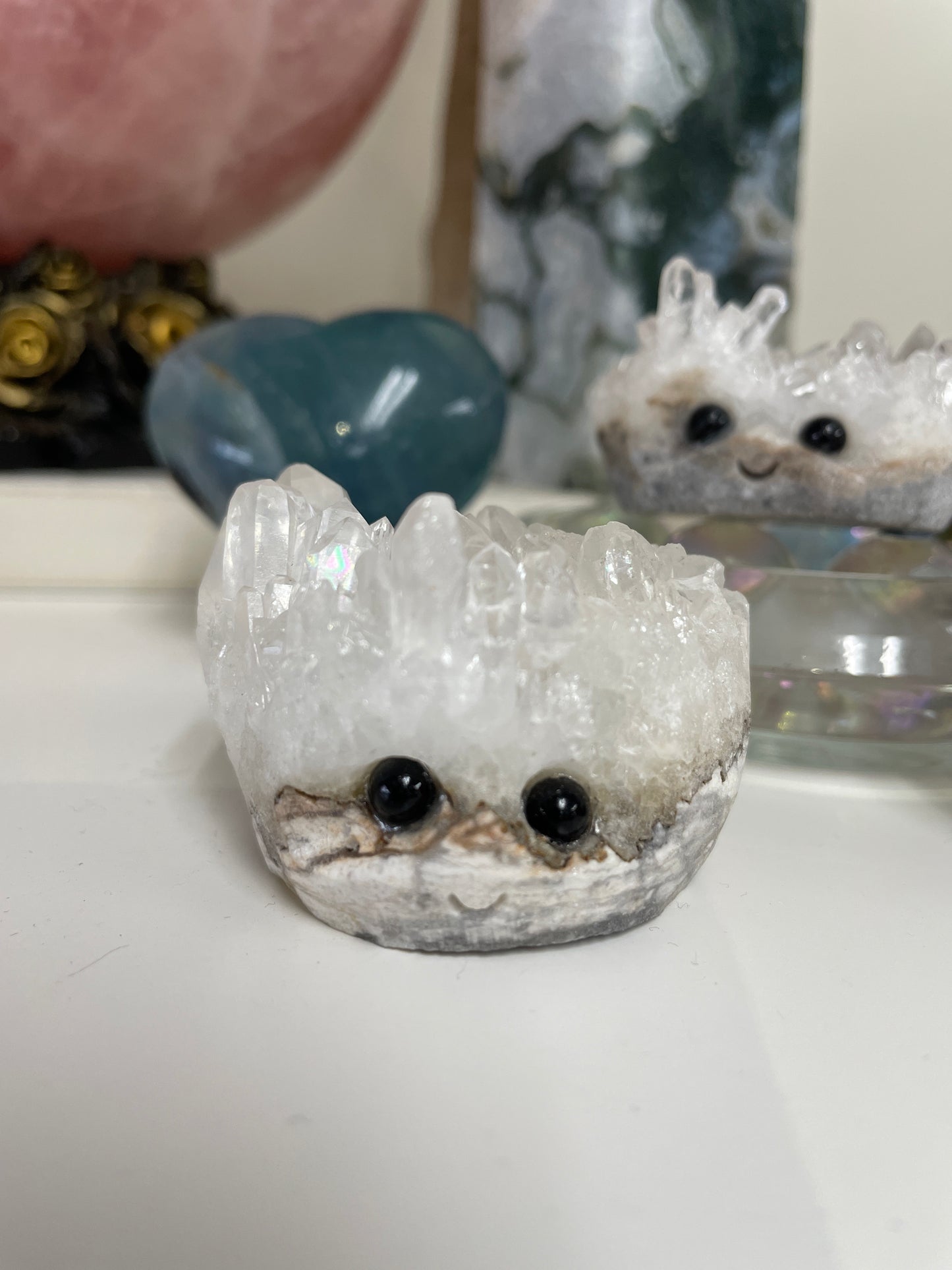 Clear Quartz Hedgehog