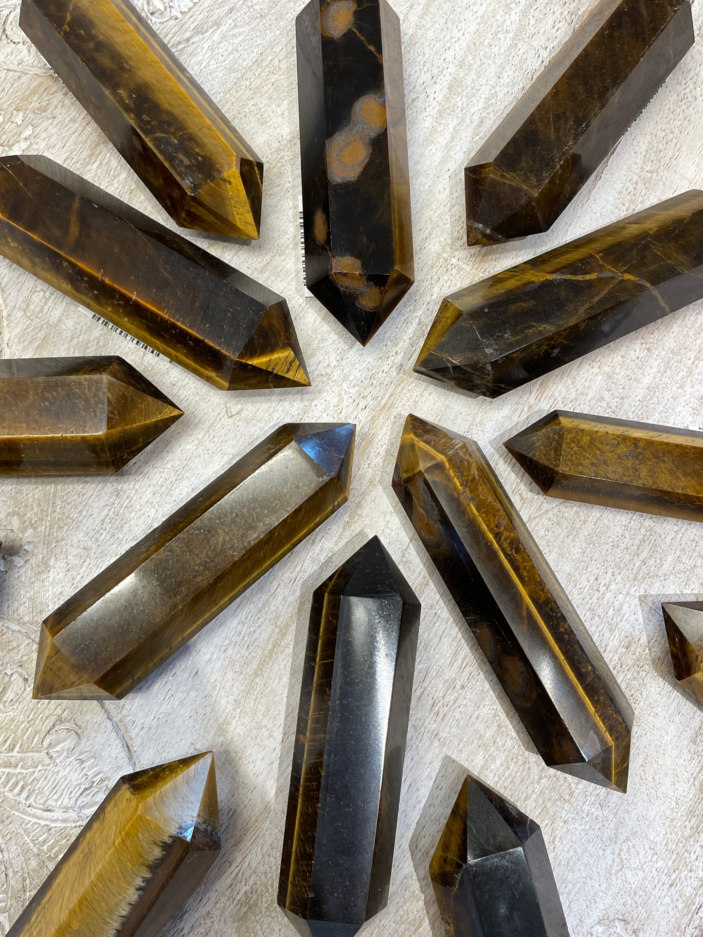Double Terminated Tiger's Eye