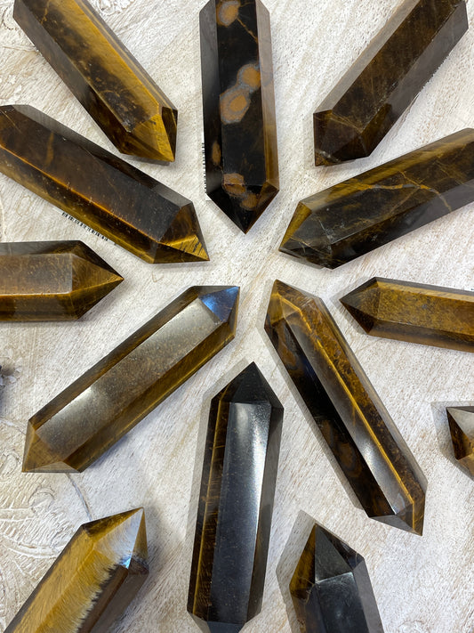 Double Terminated Tiger's Eye