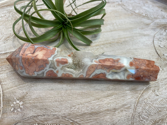 Cotton Candy Agate Wand