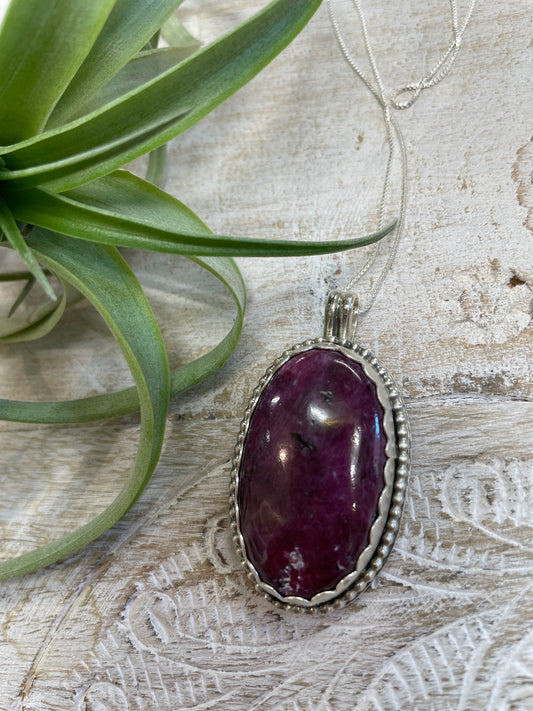Ruby SS Pendant