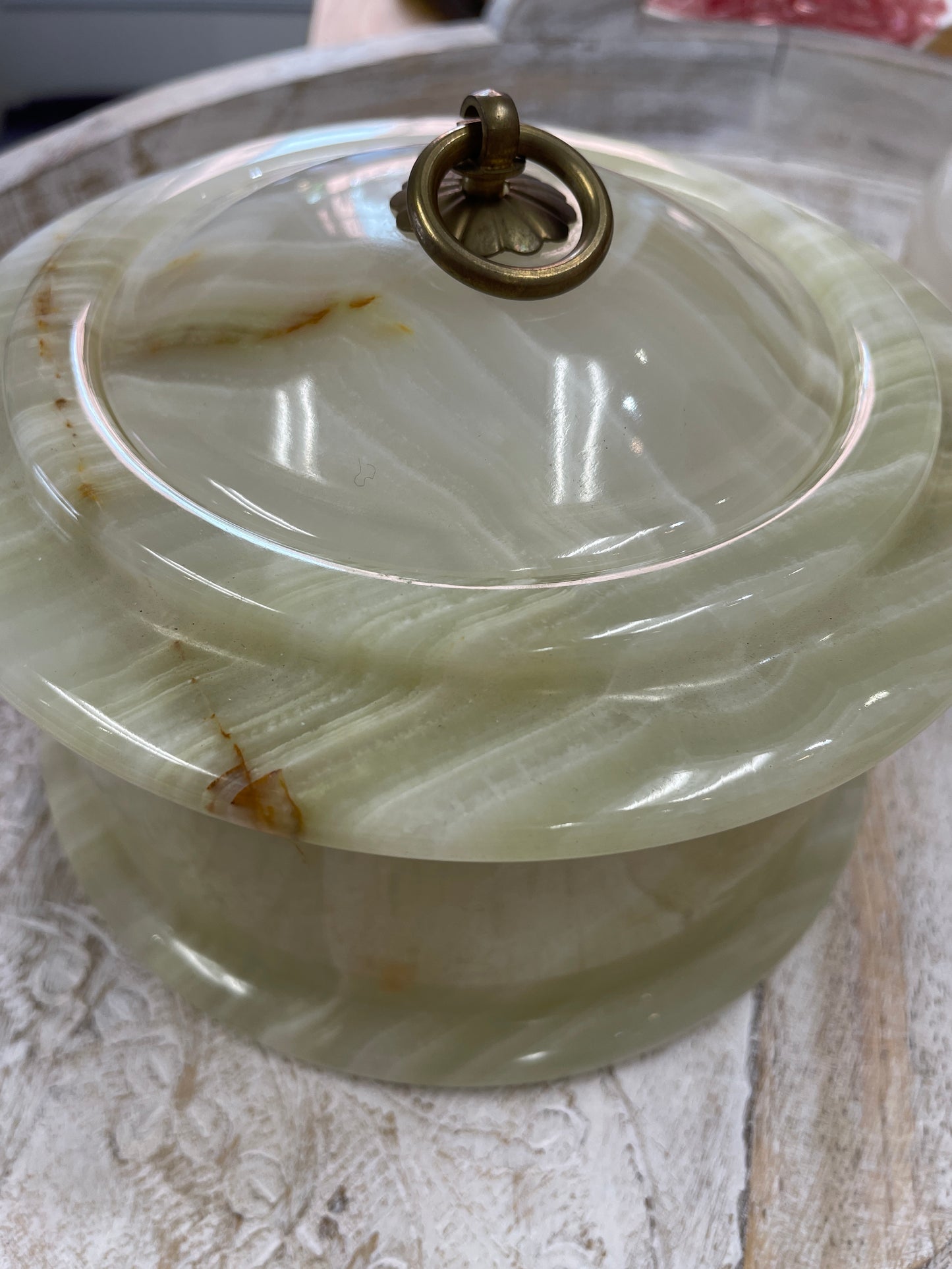 Onyx Bowl with Lid