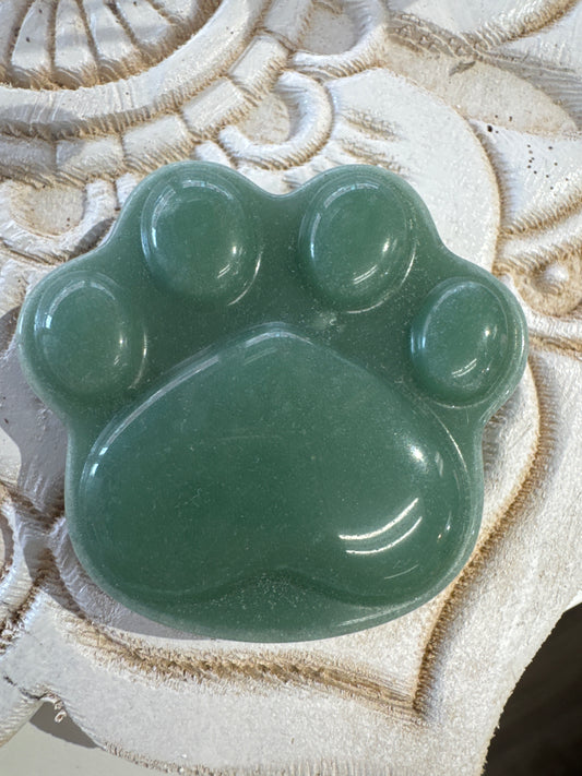 Aventurine Paw Print