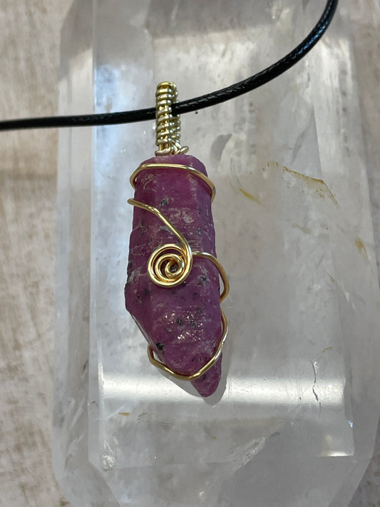Wire Wrapped Ruby
