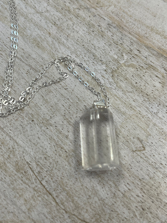 Angel Feather Quartz Necklace