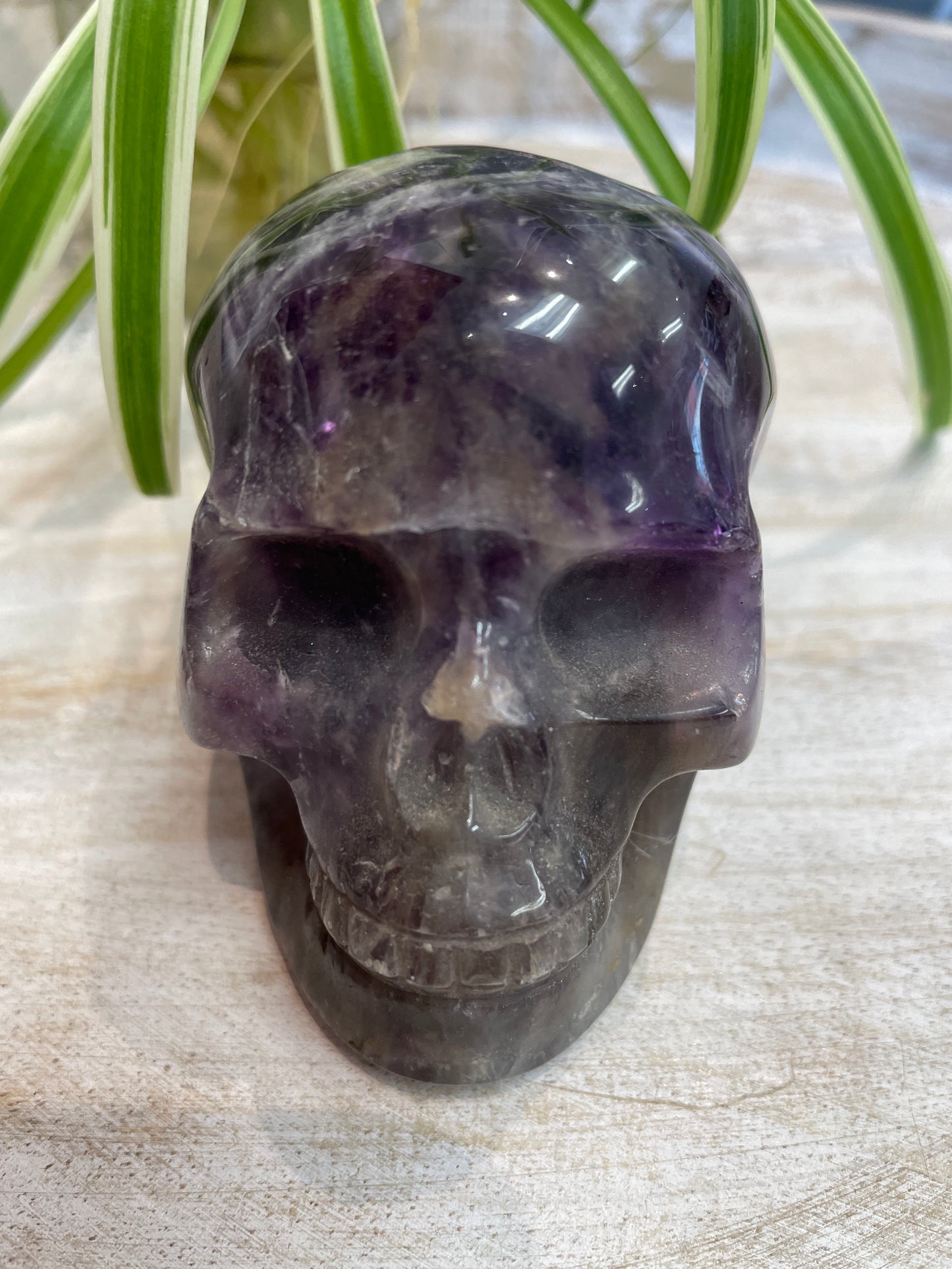 Dream (Chevron) Amethyst Skull