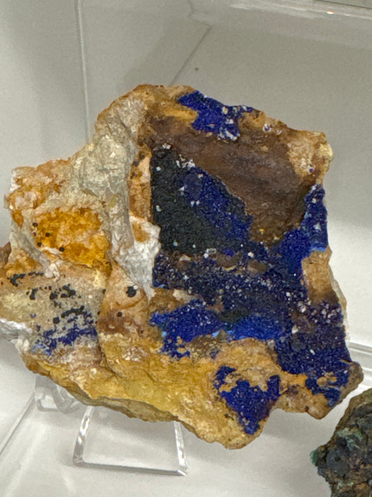 Azurite & Malachite on Matrix