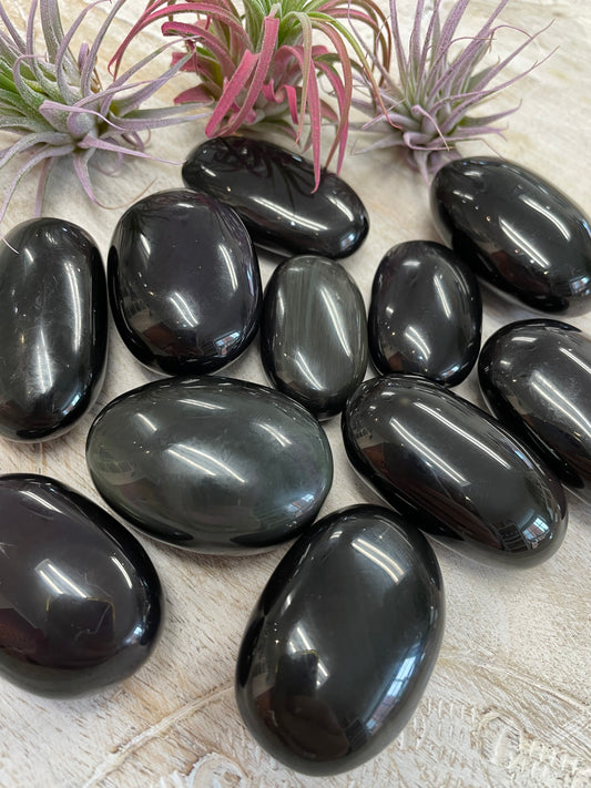 Rainbow Obsidian Palm Stone