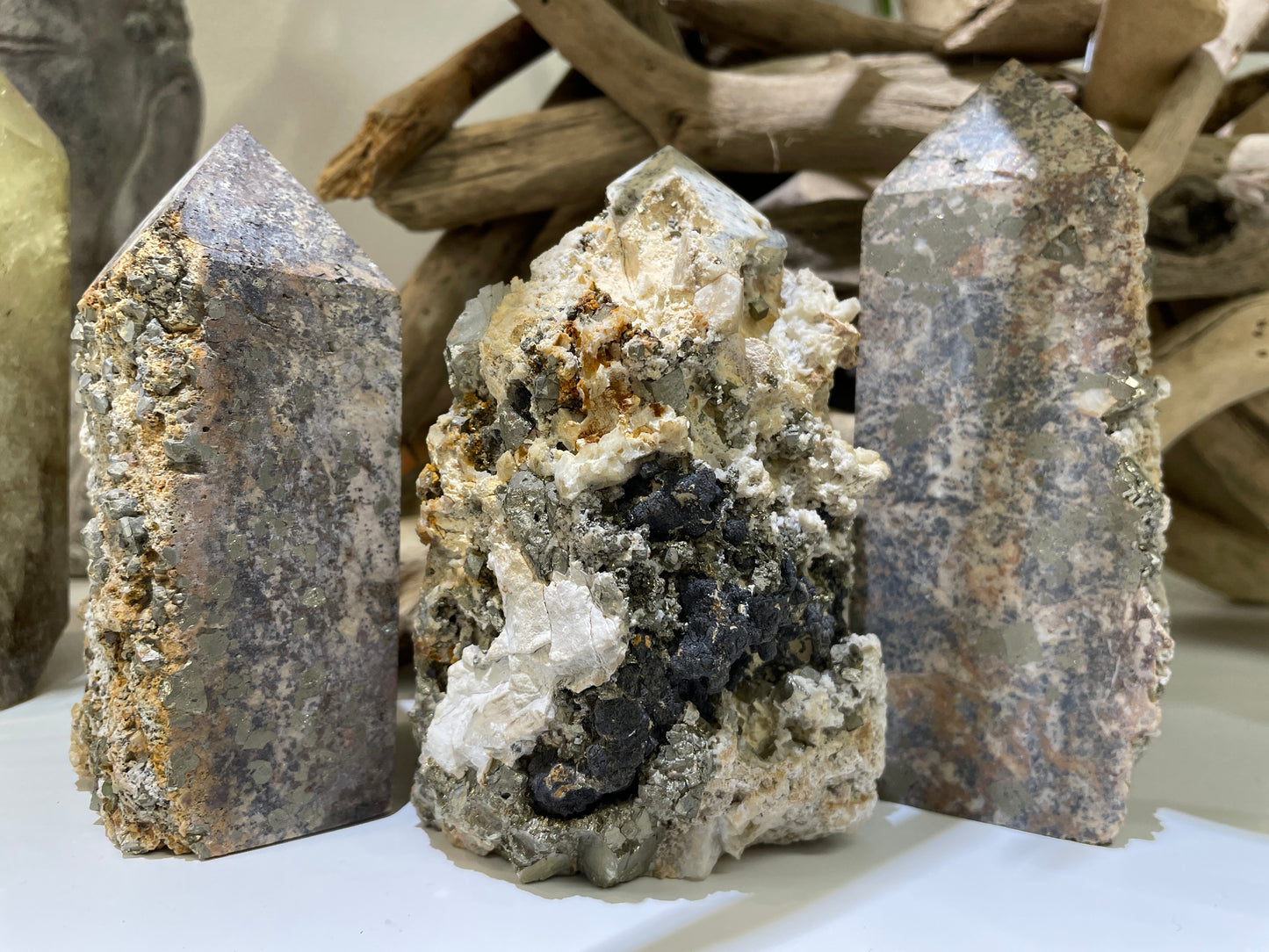 Pyrite in Feldspar