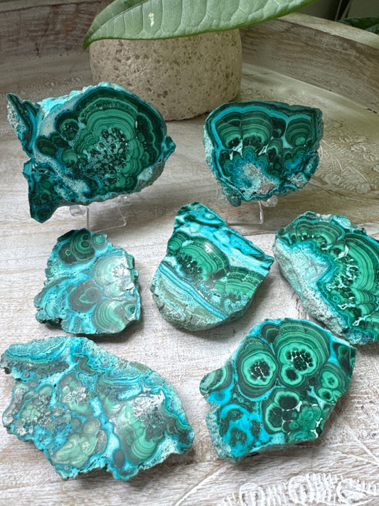 Malachite & Chrysocolla Slab