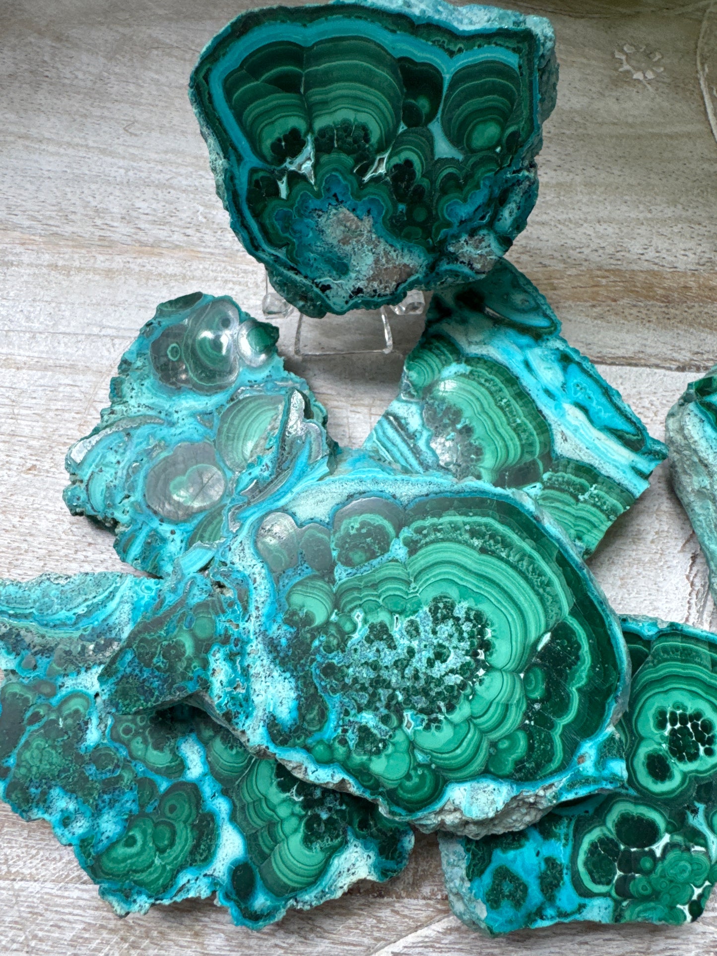 Malachite & Chrysocolla Slab