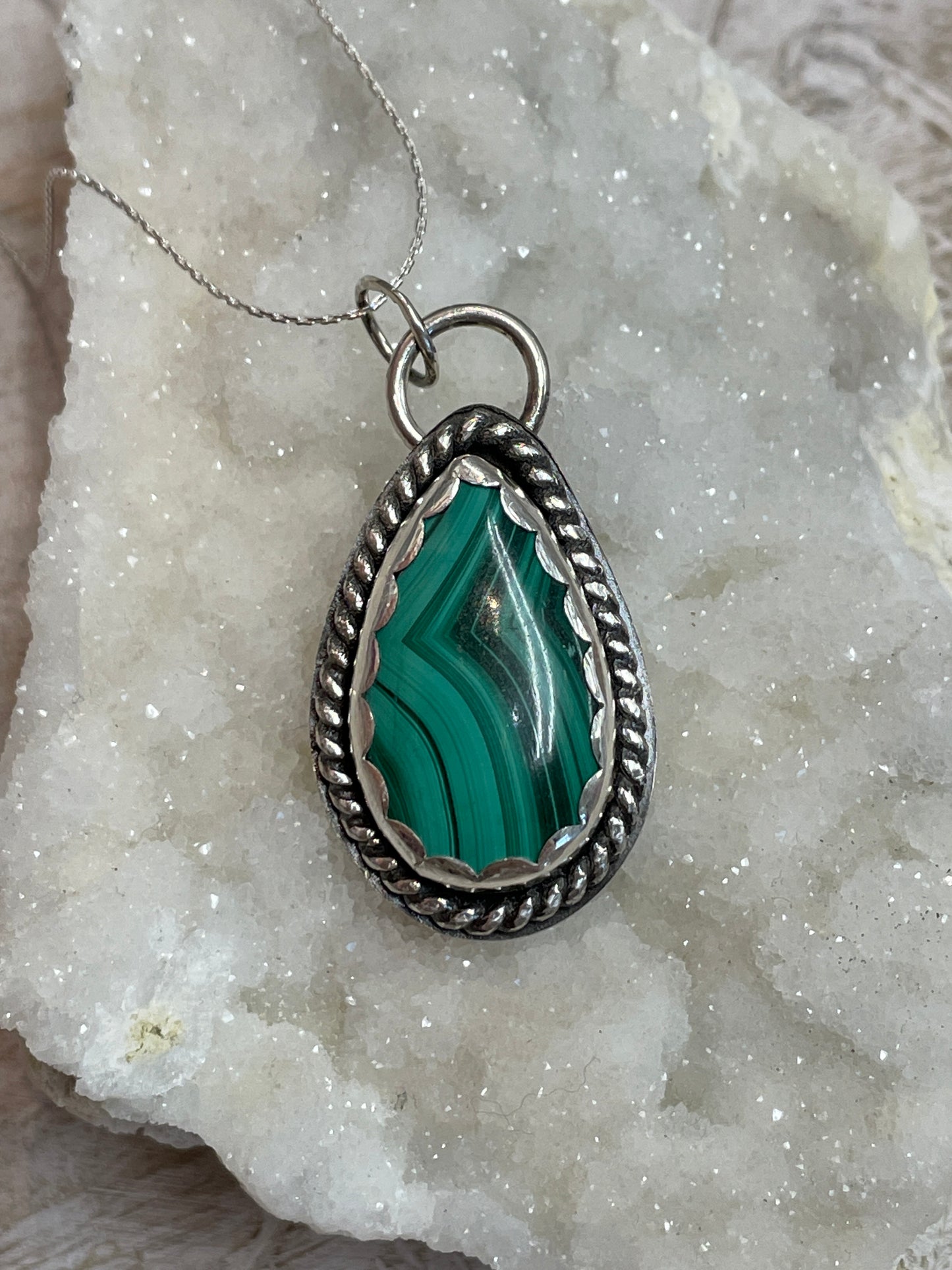 Malachite SS Necklace