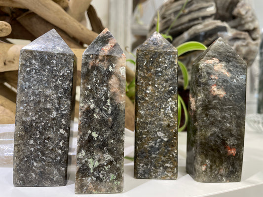 Green Lepidolite Mica Tower