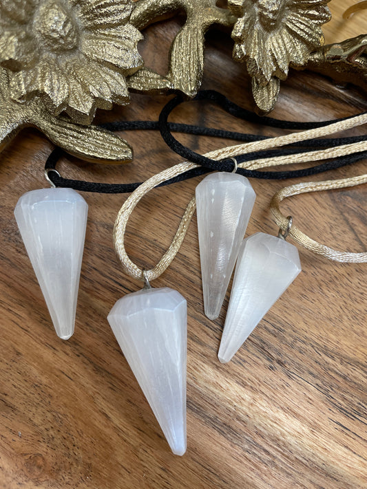 Selenite Necklace
