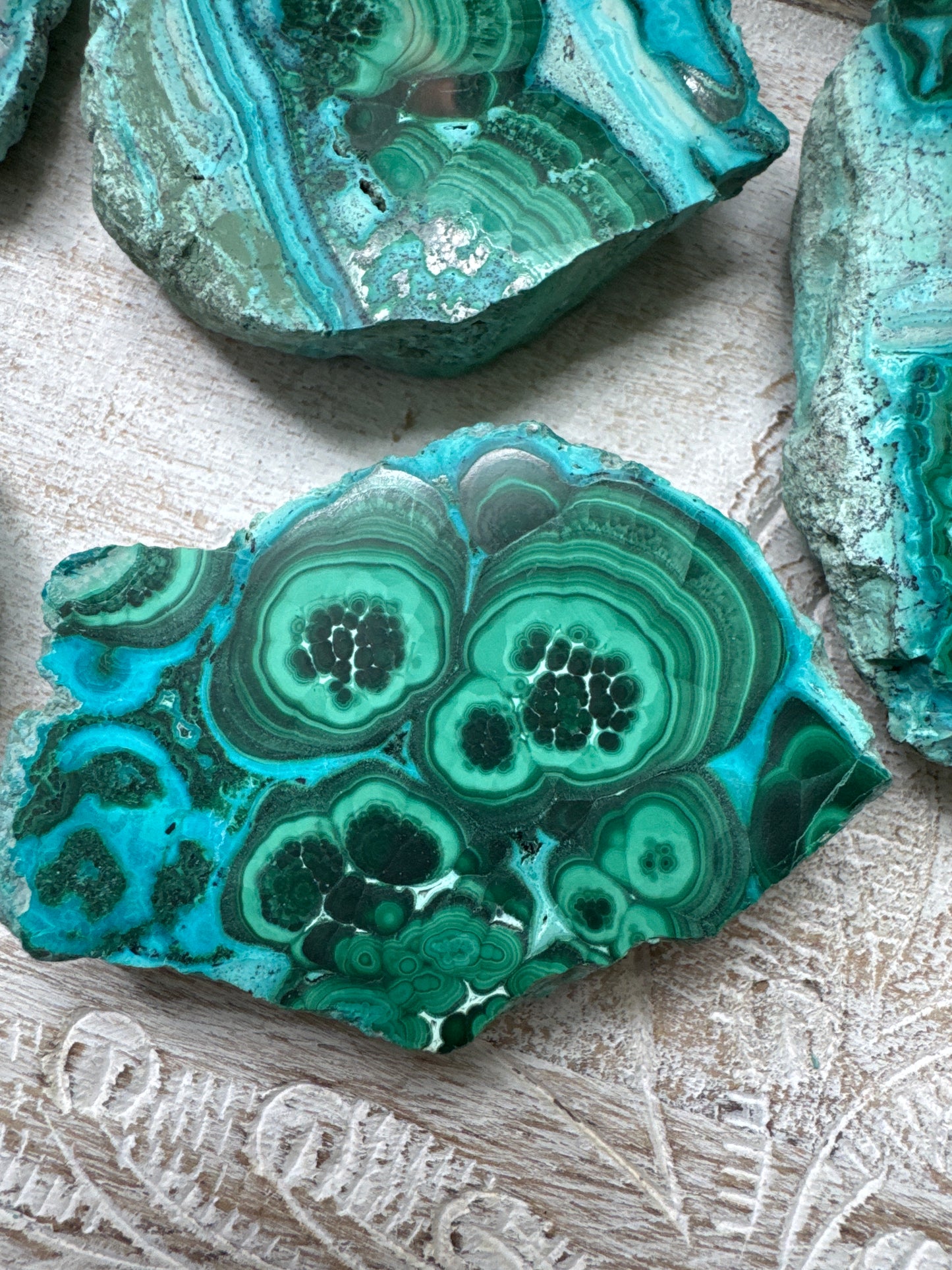 Malachite & Chrysocolla Slab