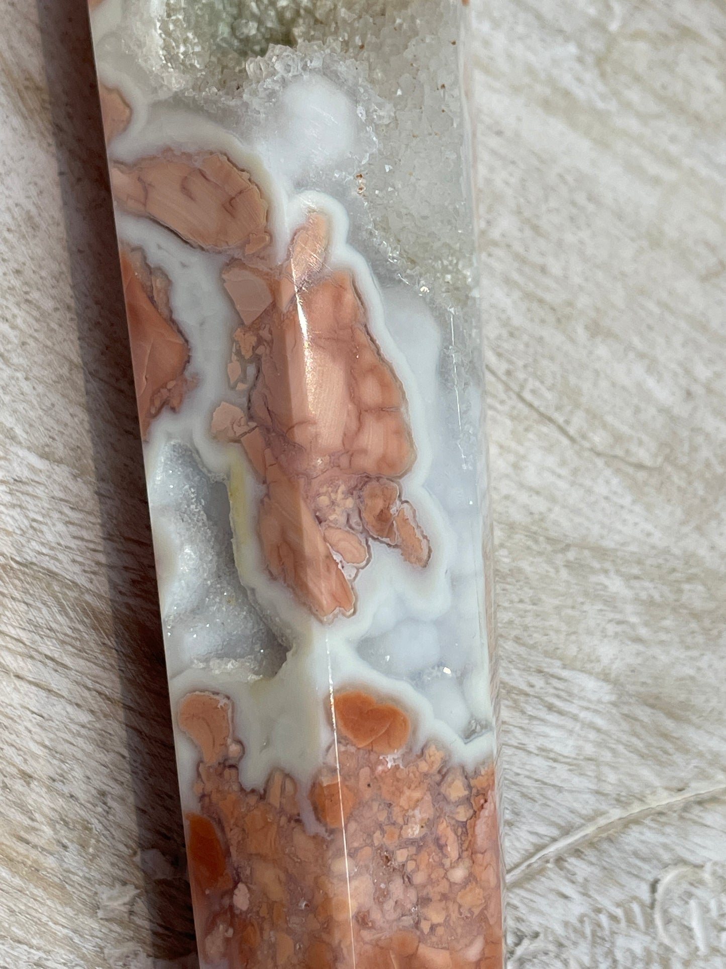 Cotton Candy Agate Wand