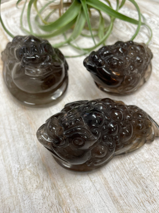Smoky Quartz Money Toad